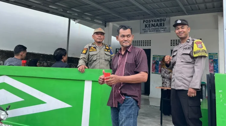 Polsek Bukit Bestari Lakukan Pengamanan Pemilihan Ketua RW se-Kecamatan Bukit Bes