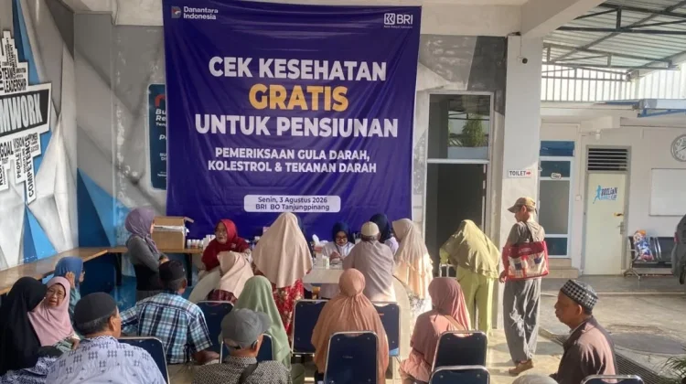 BRI BO Tanjungpinang Gelar Pemeriksaan Kesehatan Gratis