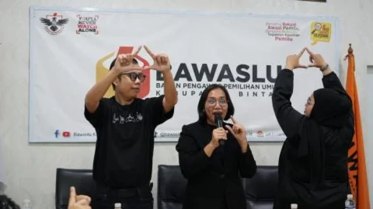Bawaslu Bintan Gelar Pelatihan Bahasa Isyarat bagi Jajaran Sekretariat