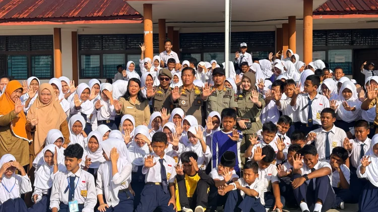 Satpol PP Bintan Sosialisasikan GEGANA untuk Cegah Kenakalan Siswa