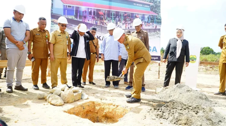 Pembangunan TK Negeri Pertama Lingga Resmi Dimulai