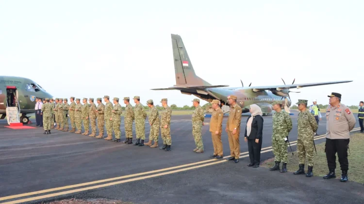 Panglima TNI Tiba di Singkep, Latihan Terintegrasi Dimulai