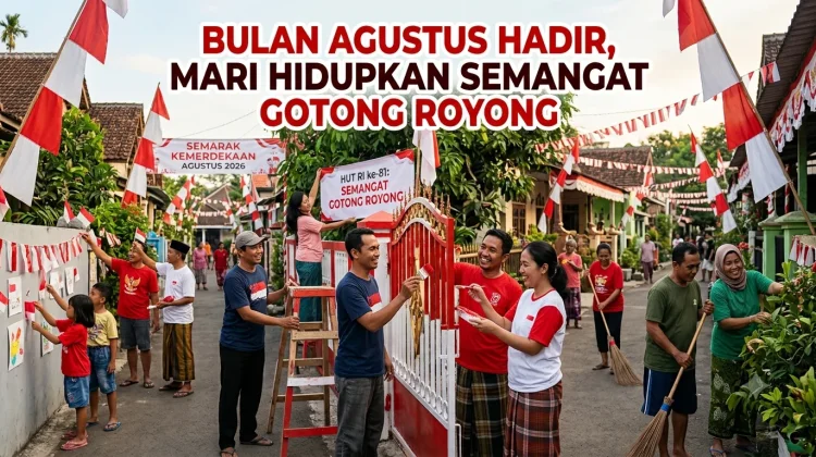 Agustus Hadir, Hidupkan Semangat Gotong Royong