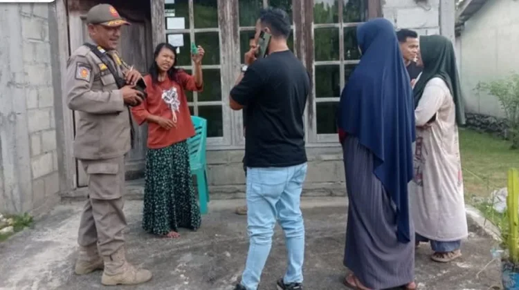 Satpol PP Lingga Amankan ODGJ Mengamuk