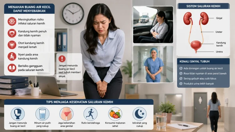 Bahaya di Balik Kebiasaan Menahan Buang Air Kecil
