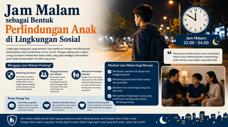 Jam Malam sebagai Bentuk Perlindungan Anak di Lingkungan Sosial