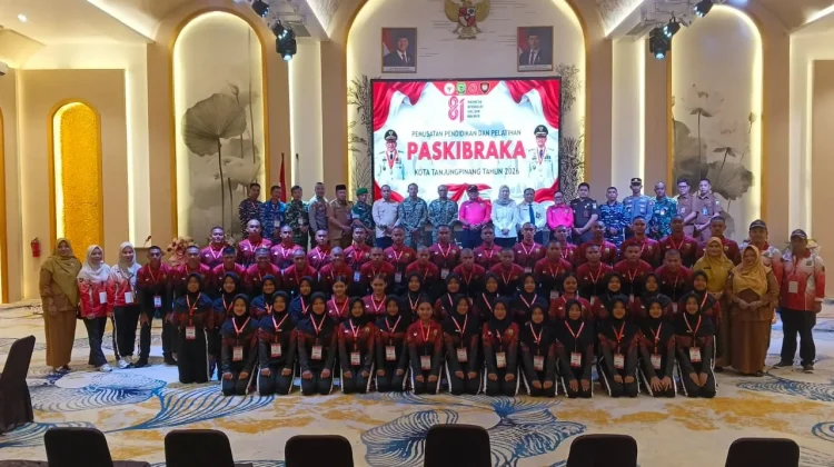 Sebanyak 56 Calon Paskibraka Tanjungpinang Ikuti Pusdiklat jelang HUT RI Ke-81