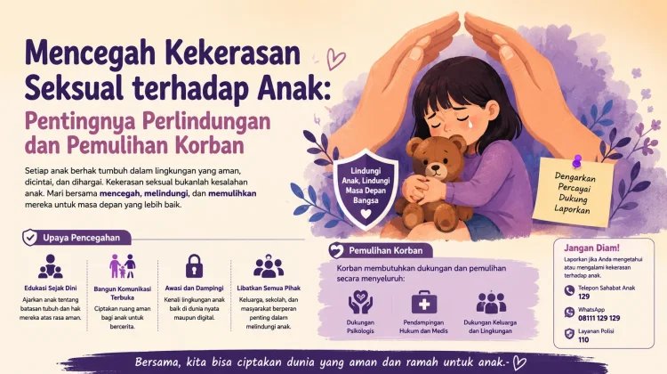 Mencegah Kekerasan Seksual terhadap Anak: Pentingnya Perlindungan dan Pemulihan