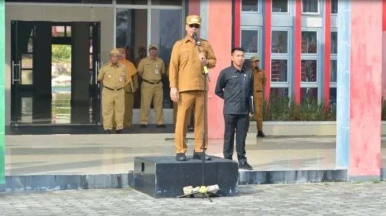Bupati Anambas Pimpin Apel, Tekankan Kepedulian Kepada ASN