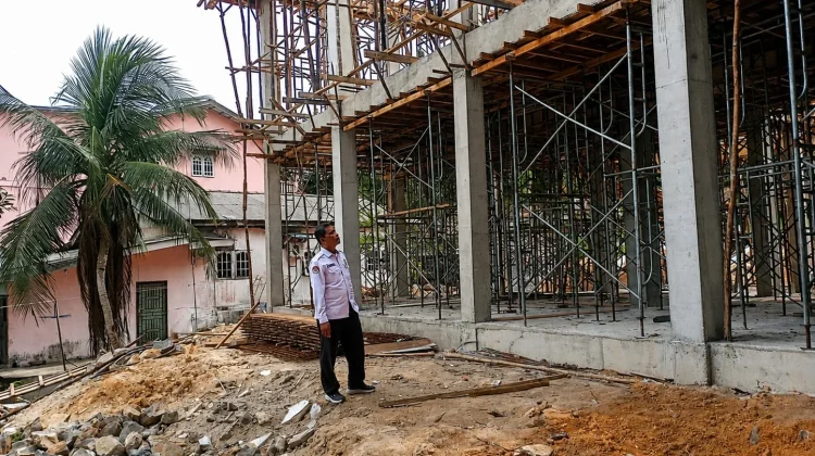 Pembangunan Gedung KUA Bintan Utara Capai 40 Persen
