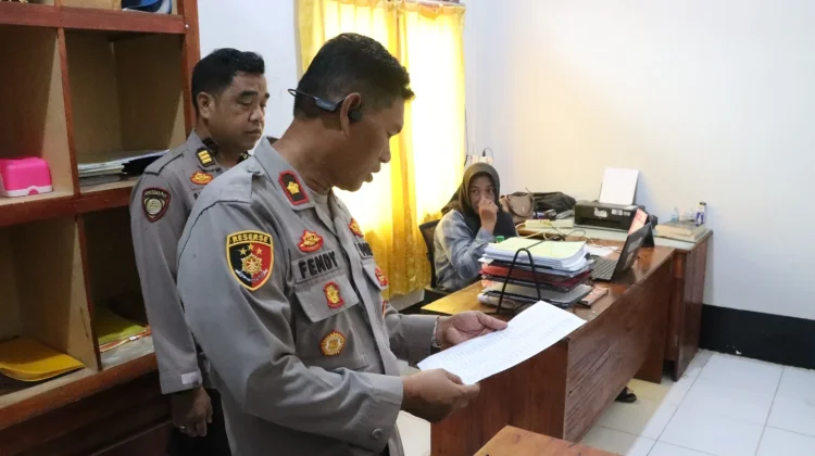 Wakapolres Lingga Cek Kesiapan Mako Polsek Singkep Barat