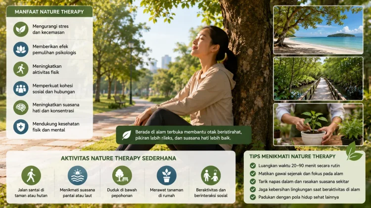 Nature Therapy, saat Alam Menjadi Ruang Pemulihan