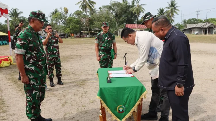 TMMD ke-129 di Desa Busung Resmi Berakhir, 800 Meter Jalan Disemenisasi
