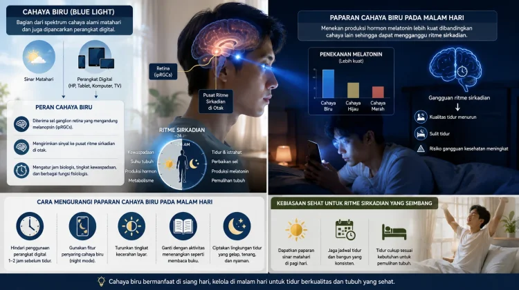 Blue Light dan Pengaruhnya terhadap Jam Biologis Tubuh