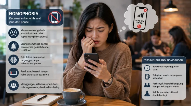 Nomophobia, Kecemasan Berlebih saat Jauh dari Ponsel