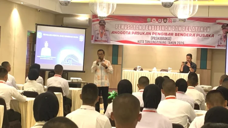 Sebanyak 56 Calon Paskibraka Tanjungpinang Dibekali Revolusi Mental