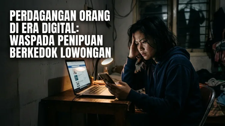 Perdagangan Orang di Era Digital, Waspada Penipuan Berkedok Lowongan Kerja