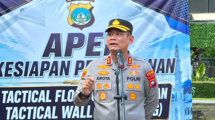 Jalur Lintas Balap Sepeda Tour De Bintan Dikawal Ketat Personel Polres Bintan