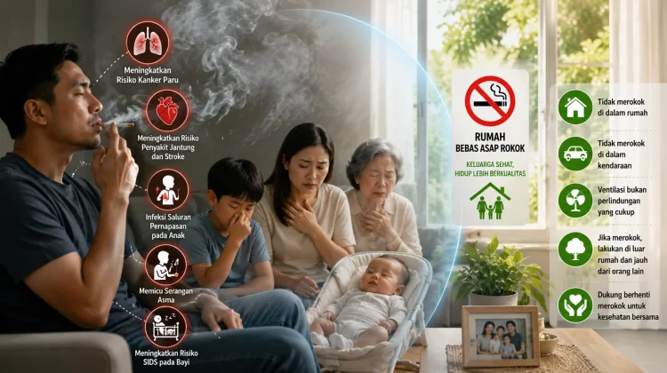 Dampak Asap Rokok Pasif terhadap Seluruh Anggota Keluarga