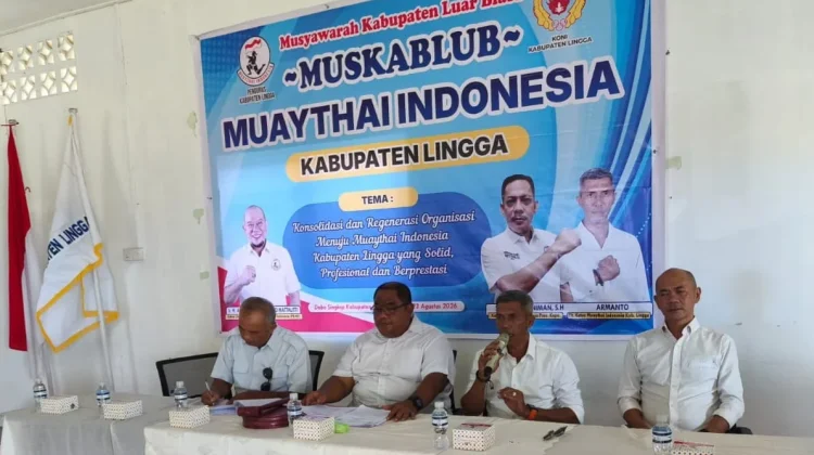 Muaythai Lingga Bidik Porprov, Atlet Disiapkan Hadapi Keterbatasan