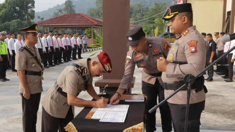 Semangat Baru dalam Sertijab Kasat Reskrim dan Pelantikan Kasikum Polres Anambas