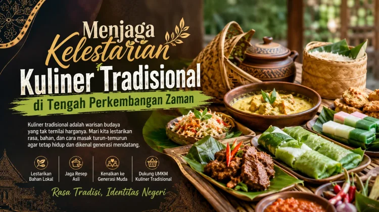 Menjaga Kelestarian Kuliner Tradisional di tengah Perkembangan Zaman