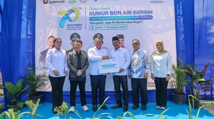 Wagub Kepri Nyanyang Apresiasi Sumur Bor Bantuan Sucofindo Bintan