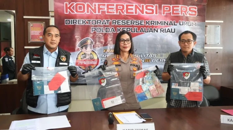 Polda Kepri Ungkap Tiga Kasus TPPO, Sebanyak Lima Tersangka Diamankan