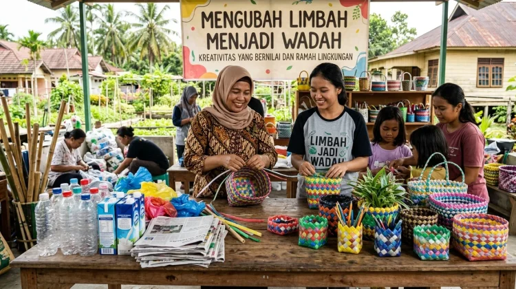 Mengubah Limbah Menjadi Wadah, Kreativitas yang Bernilai dan Ramah Lingkungan