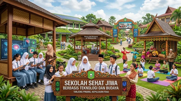 Sekolah Sehat Jiwa Berbasis Teknologi dan Budaya