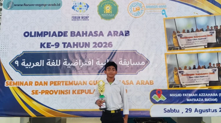 Siswa MTs Darul Iman Raih Juara Olimpiade Bahasa Arab Ke-9 Tahun 2026