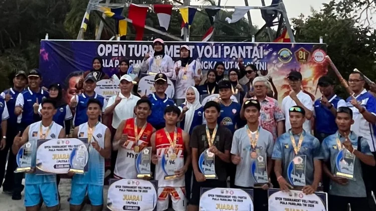 MY 94 Juara Voli Pantai Putra di Open Tournament Piala Panglima TNI 2026