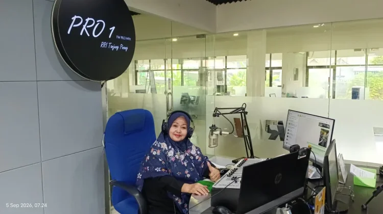 Suara Mardiana Pasaribu Kembali Mengudara di RRI Tanjungpinang