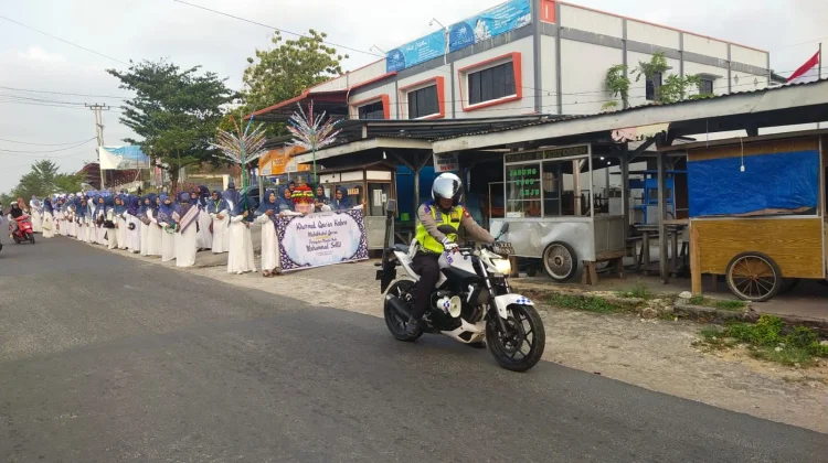 300 Peserta Khotmul Qur’an Kubro Dikawal Polres Lingga