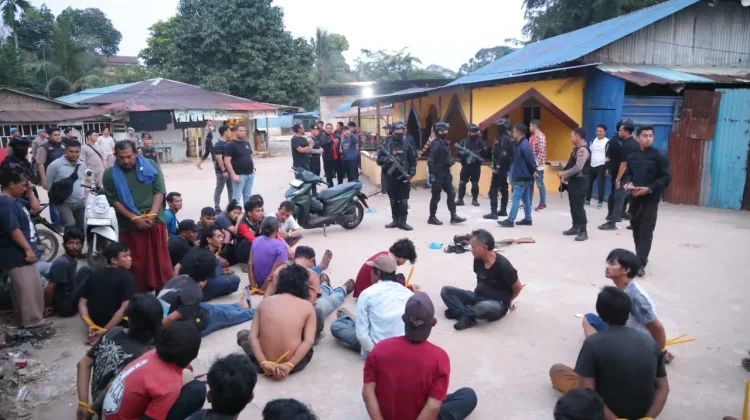 Sebanyak 114 Orang Diamankan Polda Kepri dalam KRYD Narkoba