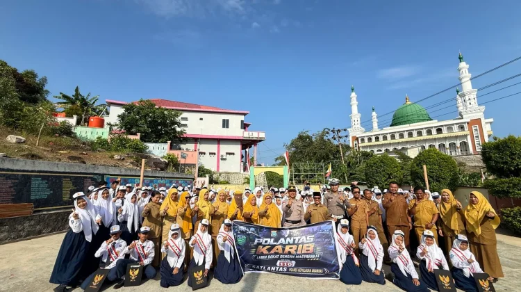 Pelajar Anambas Ditanamkan Pesan Penting Taat Lalu Lintas