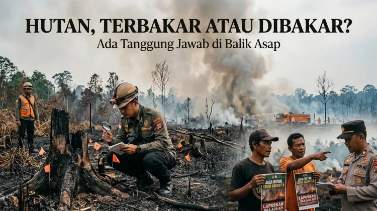 Hutan, Terbakar atau Dibakar? Ada Tanggung Jawab di Balik Asap