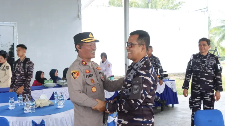 HUT ke-81 TNI AL, Polres Lingga Perkuat Sinergi