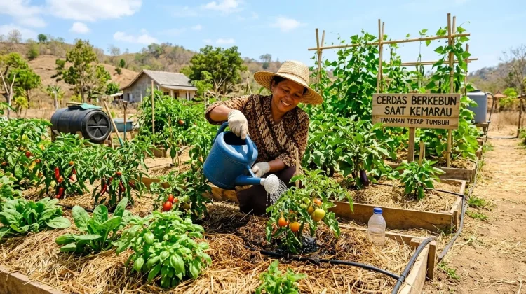 Cerdas Berkebun saat Kemarau, Tanaman Tetap Tumbuh