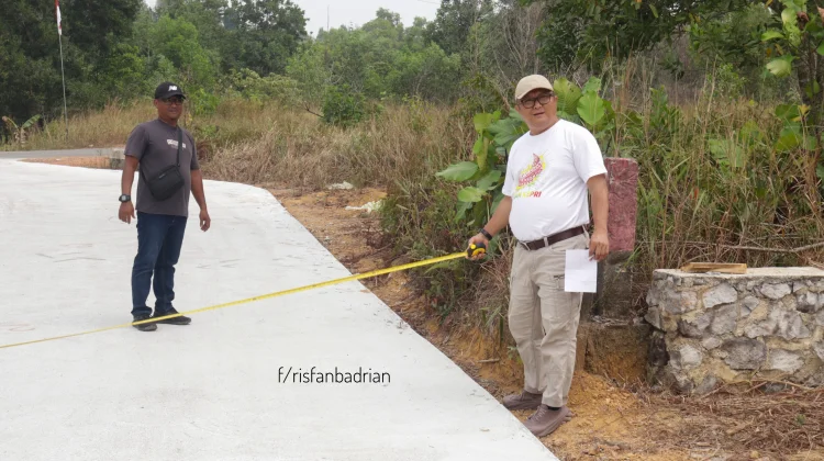 Tinjau 10 Proyek Pokir, Disperkim Kepri Pastikan 8 Paket selesai Tepat Mutu