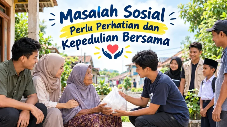 Masalah Sosial Perlu Perhatian dan Kepedulian Bersama