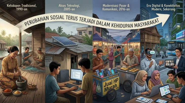 Perubahan Sosial Terus Terjadi dalam Kehidupan Masyarakat