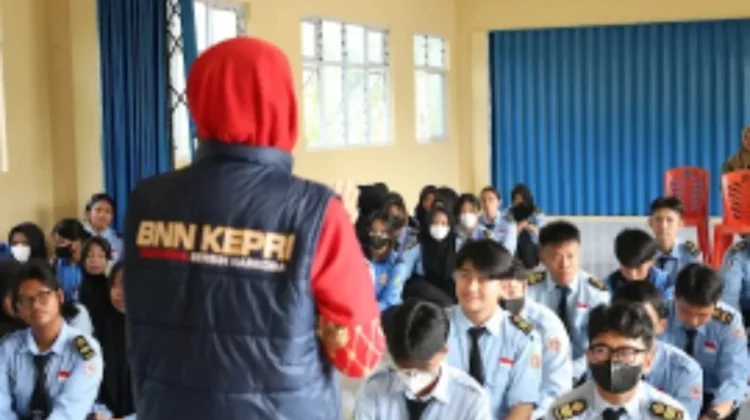 BNNP Kepri Bidik Pelajar Lingga Cegah Bahaya Narkoba