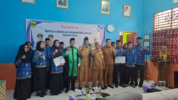 11 Kepala SD dan SMP di Kabupaten Lingga resmi dilantik