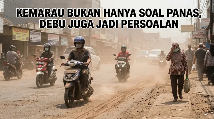 Kemarau Bukan Hanya Soal Panas, Debu juga Jadi Persoalan