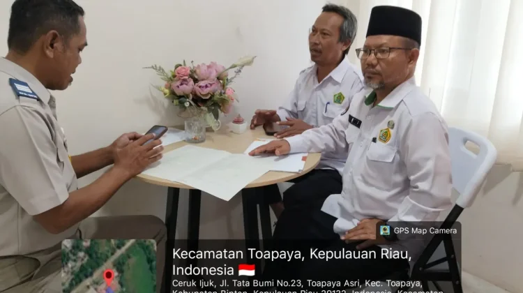 KUA Bintan Pesisir Koordinasi dengan BPN Percepat Sertifikasi Aset Keagamaan