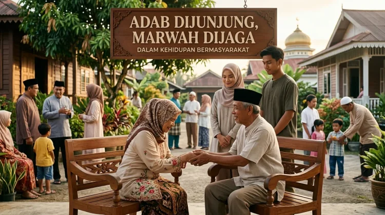Adab Dijunjung, Marwah Dijaga dalam Kehidupan Bermasyarakat