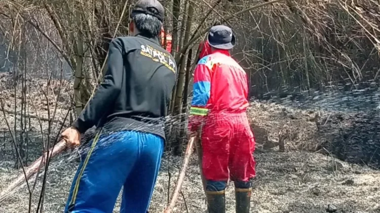Karhutla Sungai Besar Dekati Permukiman dan Sekolah