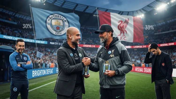 Matchweek ke-5 Liga Inggris: Hanya City & Liverpool, Tim 'Big 6' yang Selamat!