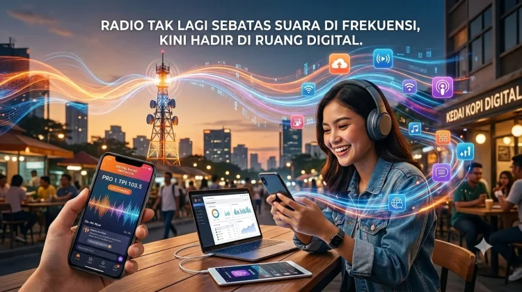 Radio Tak Lagi Sebatas Suara di Frekuensi, Kini Hadir di Ruang Digital